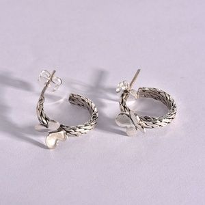 Butterfly Sterling Silver Earrings